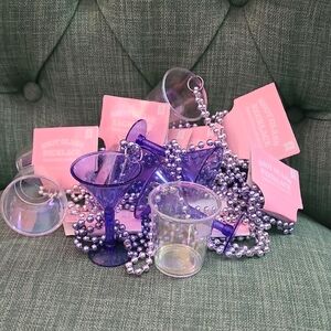 Shot Glass Necklace Set